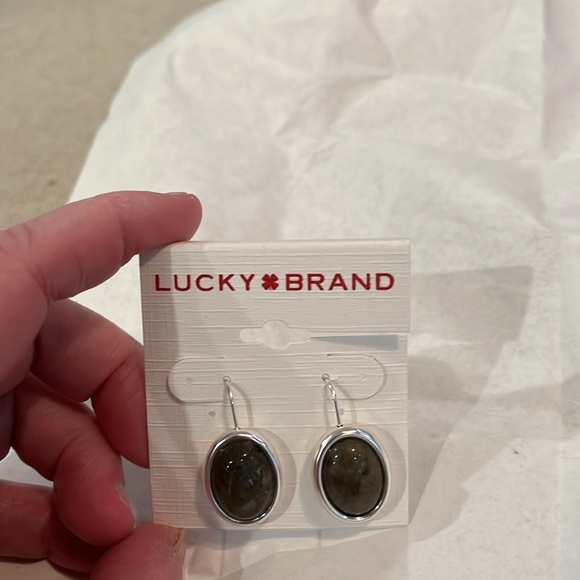 Lucky Brand Modern Set Stone Earring/NWT - Picture 5 of 8